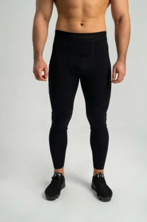 GymBeam Essential STRIX černé pánské legíny