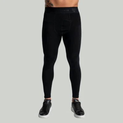 GymBeam MERINO I Black pánské legíny