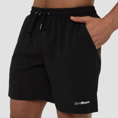 GymBeam Pánské plavecké šortky Black