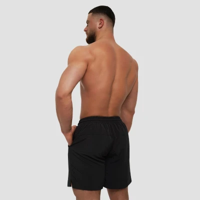 GymBeam Pánské plavecké šortky Black