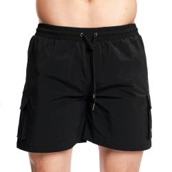 GymBeam Men‘s Swim Cargo Shorts Black