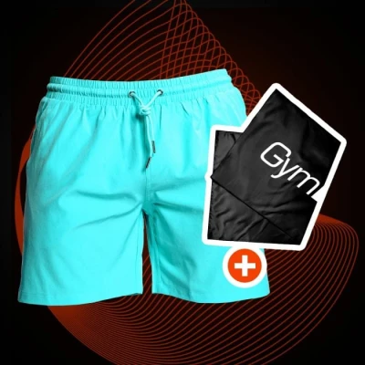 GymBeam Men‘s Swim Shorts Lagoon