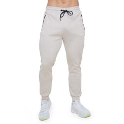 GymBeam Pánské tepláky Agile Desert POUZE XL - béžová (VÝPRODEJ)