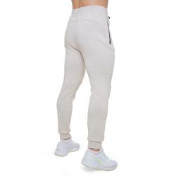 GymBeam Pánské tepláky Agile Desert POUZE XL - béžová (VÝPRODEJ)