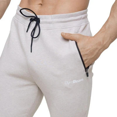 GymBeam Pánské tepláky Agile Desert POUZE XL - béžová (VÝPRODEJ)