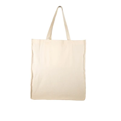 GymBeam Eco Tote béžová plátěná taška