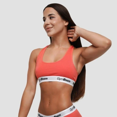 GymBeam Podprsenka Bralette Strawberry Red GymBeam Podprsenka Bralette Strawberry Red