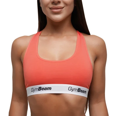 GymBeam Podprsenka Bralette Strawberry Red