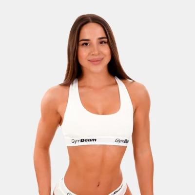 GymBeam Podprsenka Bralette White GymBeam Podprsenka Bralette White