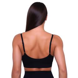 GymBeam Podprsenka Triangle Black