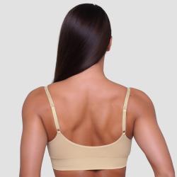 GymBeam Podprsenka Triangle Nude