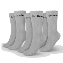 GymBeam Ponožky 3/4 Socks 3Pack Grey POUZE L (VÝPRODEJ)