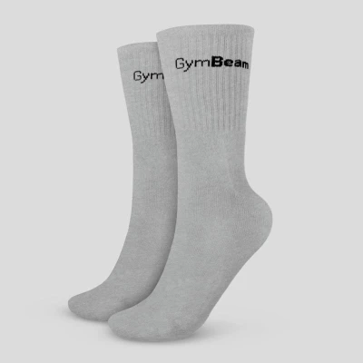 GymBeam Ponožky 3/4 Socks 3Pack Grey IBA L (VÝPREDAJ)