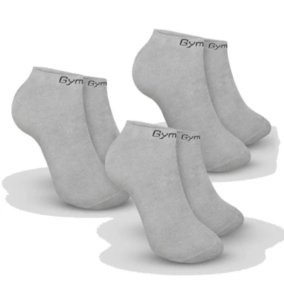 GymBeam Ponožky Ankle Socks 3Pack Grey GymBeam Ponožky Ankle Socks 3Pack Grey