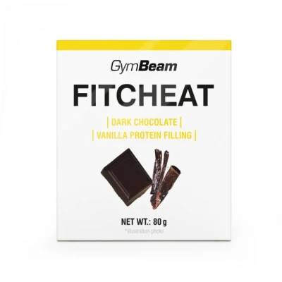 GymBeam Proteinová čokoláda Fitcheat 80 g