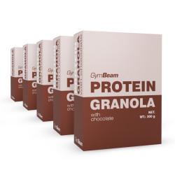 GymBeam Proteinová granola s čokoládou 5 x 300 g