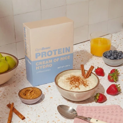 GymBeam Proteinová rýžová kaše (hydro) 360 g