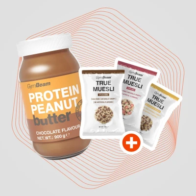 GymBeam Proteinové arašídové máslo 6 x 900 g