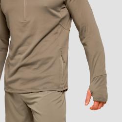 GymBeam Pulse 1/2 Zip Running Sweatshirt Vetiver