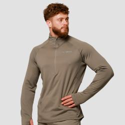 GymBeam Pulse 1/2 Zip Running Sweatshirt Vetiver