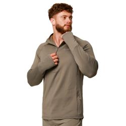 GymBeam Pulse 1/2 Zip Running Sweatshirt Vetiver