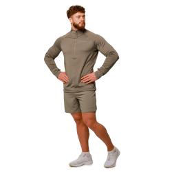 GymBeam Pulse 1/2 Zip Running Sweatshirt Vetiver
