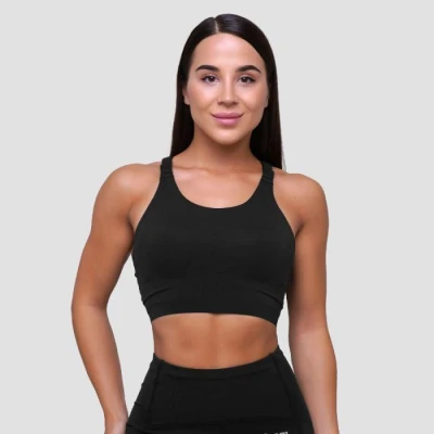 GymBeam Pulse Running Sports Bra Black GymBeam Pulse Running Sports Bra Black
