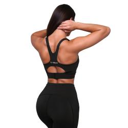 GymBeam Pulse Running Sports Bra Black