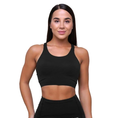 GymBeam Pulse Running Sports Bra Black POUZE L (VÝPRODEJ)