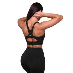 GymBeam Pulse Running Sports Bra Black POUZE L (VÝPRODEJ)