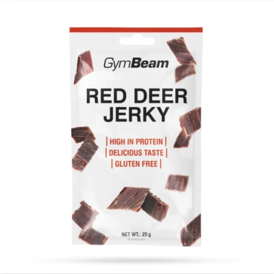 GymBeam Red deer jerky 25 g GymBeam Red deer jerky 25 g