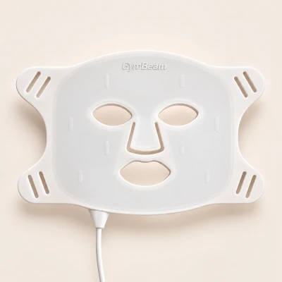 GymBeam Red Light Therapy bílá pleťová maska