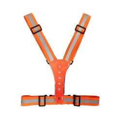 GymBeam Reflexní běžecká vesta Orange