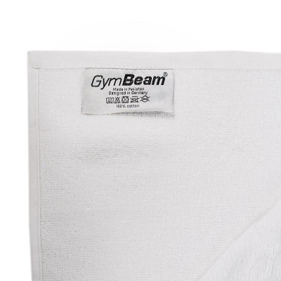 GymBeam Ručník do fitka bílý (VÝPRODEJ)