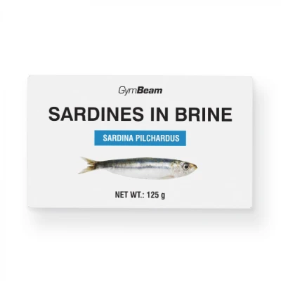 GymBeam Sardinky ve vlastní šťávě 125 g