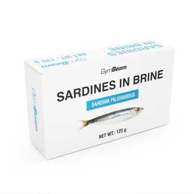 GymBeam Sardinky ve vlastní šťávě 125 g