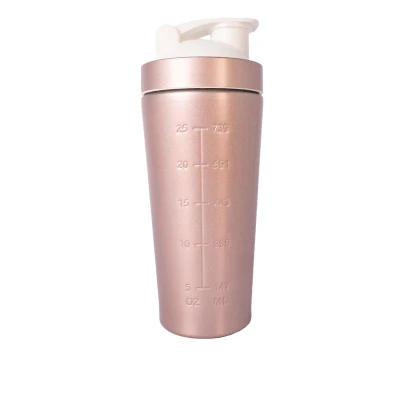 GymBeam Steel Shaker Rose Gold 750 ml