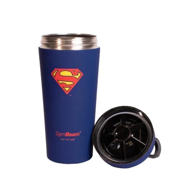 GymBeam Steel Superman™ tmavě modrý šejkr 750 ml