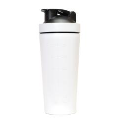 GymBeam Šejkr Steel White 750 ml
