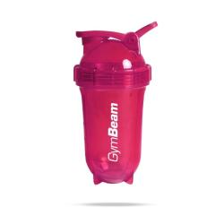 GymBeam Šejkr Tritan Clear Pink 500 ml