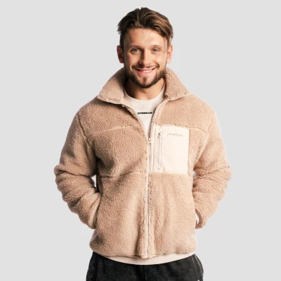 GymBeam Sherpa Canyon béžová pánská bunda
