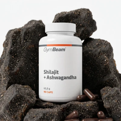 GymBeam Shilajit + Ashwagandha 90 kaps.