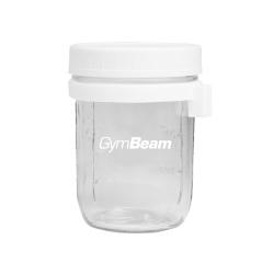 GymBeam Snídaňová sklenice White 350 ml
