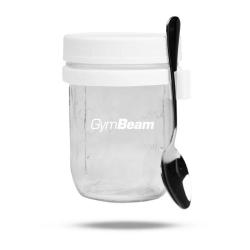 GymBeam Snídaňová sklenice White 350 ml (VÝPRODEJ) GymBeam Snídaňová sklenice White 350 ml (VÝPRODEJ)