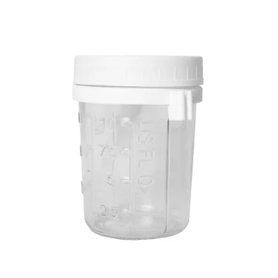 GymBeam Snídaňová sklenice White 350 ml (VÝPRODEJ)
