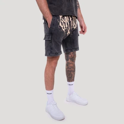 GymBeam Šortky Abyss Charcoal