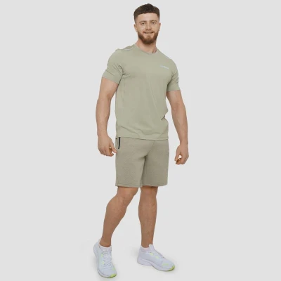 GymBeam Agile Sage zelené pánské fitness šortky