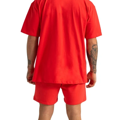 GymBeam Limitless Hot Red pánské šortky