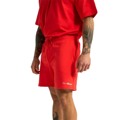 GymBeam Limitless Hot Red pánské šortky