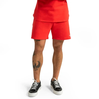 GymBeam Limitless Hot Red pánské šortky